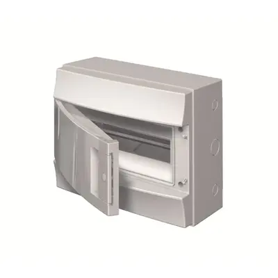 Щит ABB Mistral65 12 мод., 1 ряд., з клемами, накладний (1SLM006501A1102)