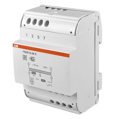 Трансформатор ABB TS25/12-24C, 25ВА, 12/24В (2CSM251043R0811)