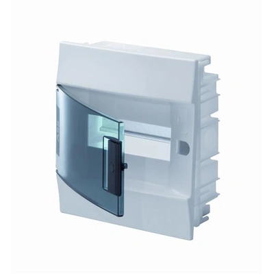 Щит ABB Mistral41F 8 мод., 1 ряд., з клемами, вбудований (1SLM004101A1202)