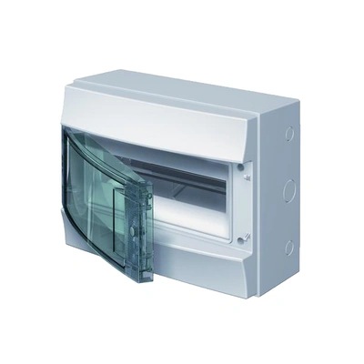 Щит ABB Mistral65 12 мод., 1 ряд., з клемами, накладний (1SLM006501A1202)