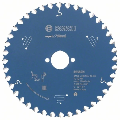 Пильний диск Bosch Expert for Wood, 190x30 мм. (2608644048)