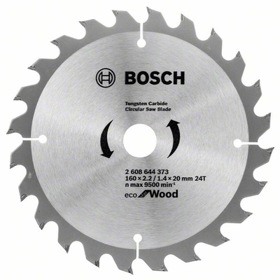 Пильний диск Bosch Eco for wood, 160x20 мм. (2608644373)