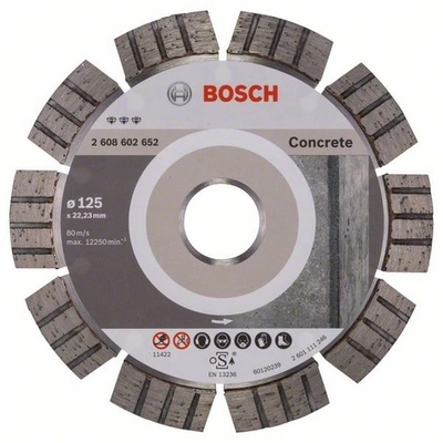 Алмазний диск Bosch Best for Concrete 125-22,23 (2608602652)