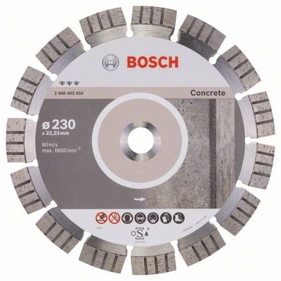 Алмазний диск Bosch Best for Concrete 230-22,23 (2608602655)