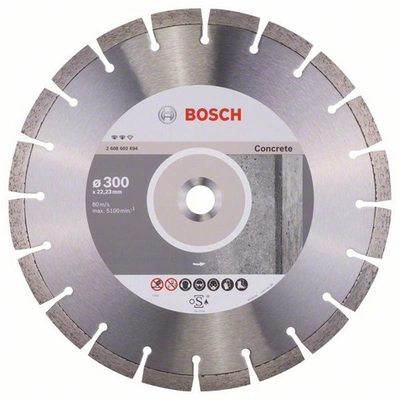 Алмазний диск Bosch Expert for Concrete 300-22,23 (2608602694)