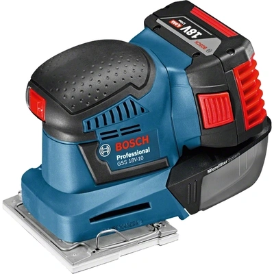 Вібраційна шліфувальна машина BoschGSS 18V-10 Professional (06019D0200)