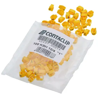 Маркування Conta-Clip KBH 5/27, 1.5...4 мм2, 910 шт. (2684.0)