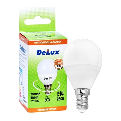 Лампа Delux BL50P 7Вт, 2700K, E14 (90004074)