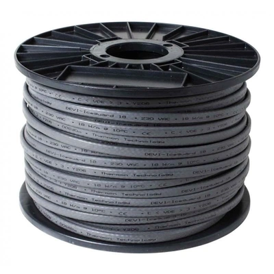 Кабель саморегульований Devi Iceguard 18 (на бобіні 100 м), 17 Вт/м (98300860)