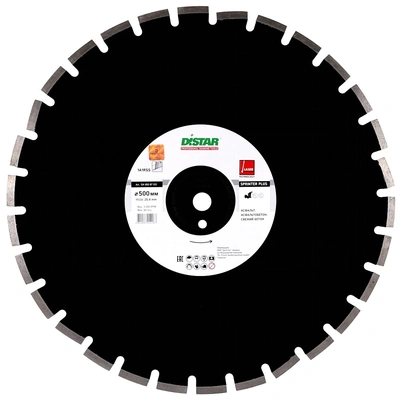 Диск алмазний DiStar 1A1RSS/C1S-W 500x3,8/2,8x10x25,4-30 F4 Sprinter Plus (12485087031)