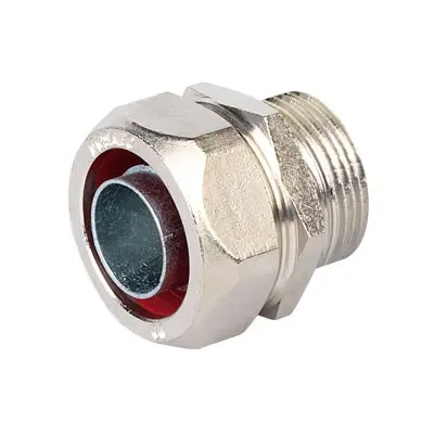 Муфта ДКС Ø12 мм., M16, металорукав – коробка (6014-16A)