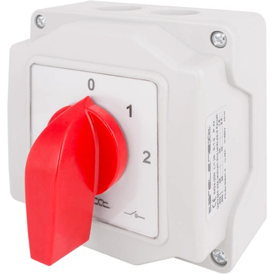 Пакетний перемикач E.Next LK25/4.322-ОВ/45, 25A, "0-1-2", 4P (8424-200)