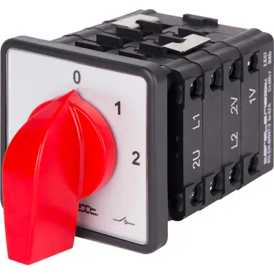 Пакетний перемикач E.Next LK63/4.322-ZP/45, 63A, "0-1-2", 4P (8821-200)