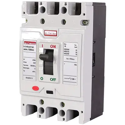 Автоматичний вимикач E.Next e.industrial.ukm.100Sm.40, 40А, 20 kA (i0650019)