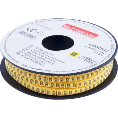 Маркировка E.Next e.marker.stand.0.1.5.B, "B", 1,5 мм2., 1000 шт. (s2037042)