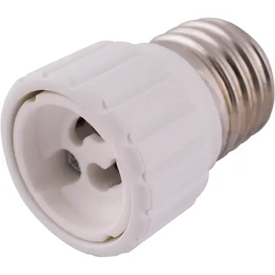 Переходник E.Next e.lamp.adapter.Е27/GU10.white, пластик (s9100041)