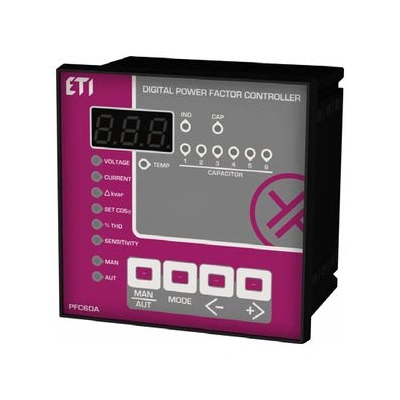 Регулятор реактивної потужності ETI PFC-6DA, 6 ст. (4656570)