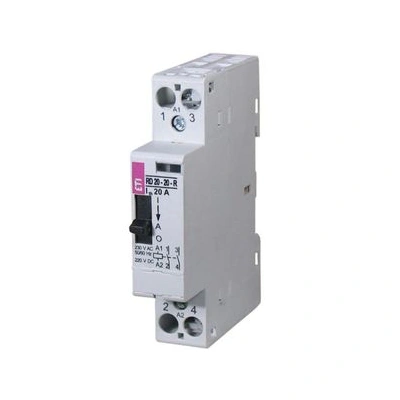 Контактор ETI R 20-20-R, 20A, с ручным управлением (2464040)