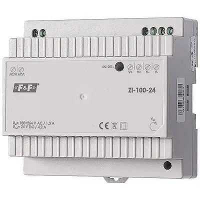 Блок питания F&F ZI 4,15А, 100Вт, 24В/DC (ZI-100-24V)