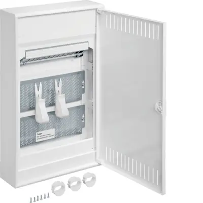 Мультимедійний щит Hager Volta, 3 пан., накладний (VA36NW)