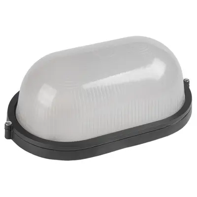 Світильник IEK НПП1201, овал, 100W, IP54, чорний (LNPP0-1201-1-100-K02)