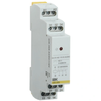 Реле IEK 3CO, 8A, 48В, AC/DC (OIR-308-ACDC48V)