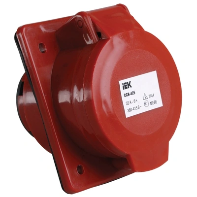 Розетка скрытая IEK ССИ-425, 3Р+N+E, 32А, 380В, IP44 (PSR42-032-5)