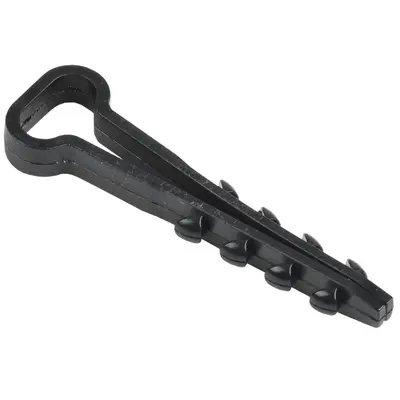 Дюбель-хомут IEK 5...8 мм., чорний (UHH36-5-8-100)