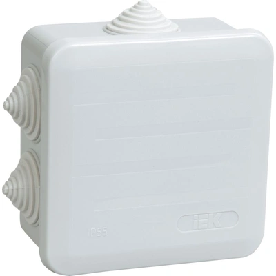 Коробка распределительная IEK КМ41255, 100х100х50 мм., IP44 (UKOZ11-100-100-050-K41-44)