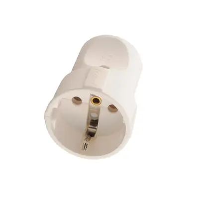 Розетка Lezard 2P+E, 16А, білий (715-0600-606)