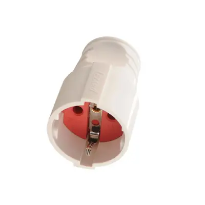 Розетка Lezard 2P+E, 16А, білий (715-0701-607)