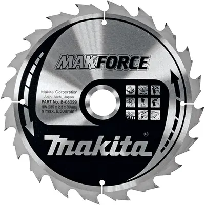 Пильний диск Makita MAKForce 230x30 18Т (B-08246)