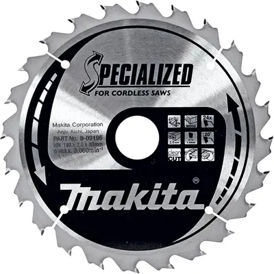 Пильний диск Makita Specialized 190x30 24T (B-09195)