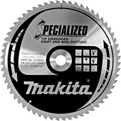Пильний диск Makita Specialized 355x30 60T (B-09547)