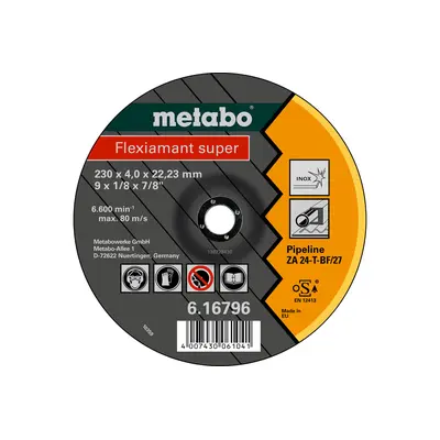 Відрізний круг Metabo Flexiamant Super 115x4,0x22,23, труби, SF27 (616792000)