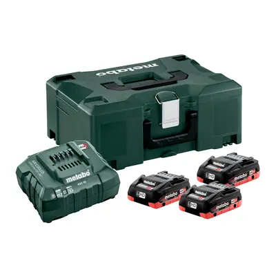 Базовий комплект Metabo 3 x LiHD 4,0 Ah + Metaloc (685133000)