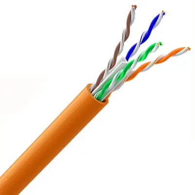 Кабель мережевий OK-Net КПВнг-HF-ВП (250) 4x2x0,57 (U/UTP, cat.6, LSFROH) (49210)