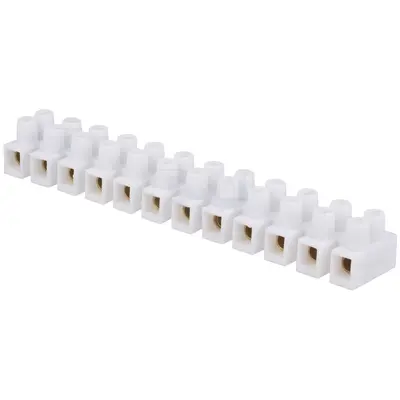 Затискач гвинтовий Pawbol E.4035, 16 мм2, білий (E.4035)