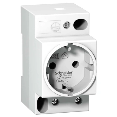 Розетка Schneider Electric iPC, 16А/250В, німецький стандарт (A9A15310)