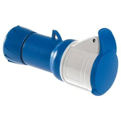 Кабельная розетка Schneider Electric PratiKa 2P+PE, 16А, IP44 (PKF16M423)