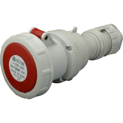 Розетка кабельная SEZ ISGN 6353, 3P+N+E, 63A, 380В, IP67 (10004887.00)