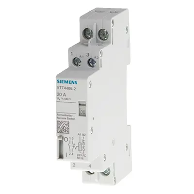 Імпульсне реле Siemens 2NO, 20A, 230В, AC (5TT4402-0)
