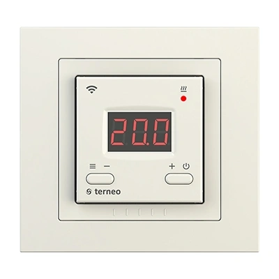 Wi-Fi терморегулятор Terneo AX Unic, бежевий (TER0049)