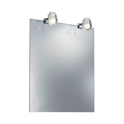 Лампа на прищепке Trio Cubo, прозрачный/хром (281980206)