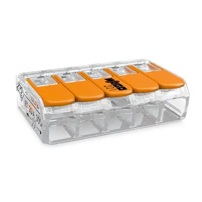 Монтажна клема Wago 221-415, 0.2...4 мм2 (221-415)