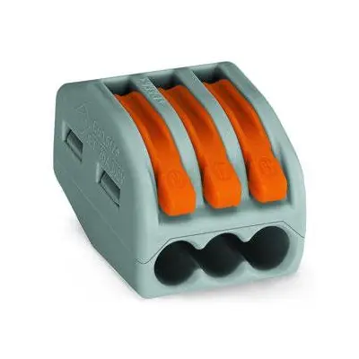 Монтажна клема Wago 222-413, 0.08...4 мм2 (222-413)