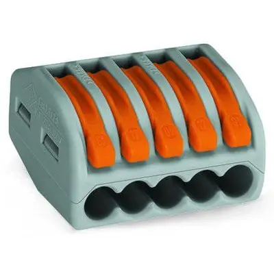 Монтажна клема Wago 222-415, 0.08...4 мм2 (222-415)